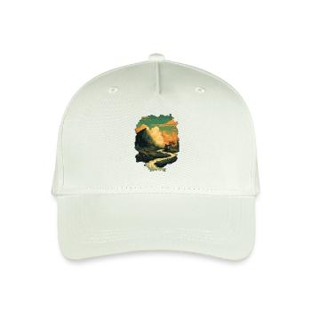 Landschaft - Kinder Bio Basecap - Helles Mintgrün - Vorne