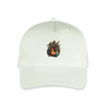 Musik Instrumente - Kinder Bio Basecap - Helles Mintgrün - Vorne