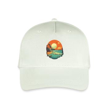 Strand - Kinder Bio Basecap - Helles Mintgrün - Vorne