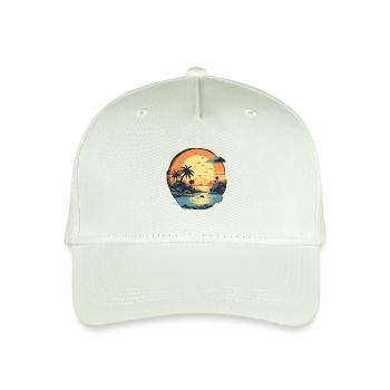 Strand - Kinder Bio Basecap - Helles Mintgrün - Vorne