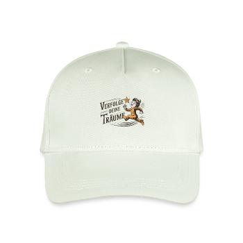 Verfolge deine Träume - Kinder Bio Basecap - Helles Mintgrün - Vorne