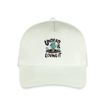 Zombie-Hand - Undead & Loving It - Kinder Bio Basecap - Helles Mintgrün - Vorne