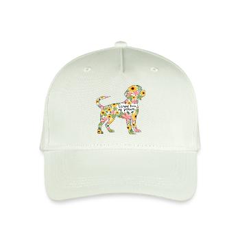 Beagle Hund Hundesprüche Hundemama Hundehalter - Kinder Bio Basecap - Helles Mintgrün - Vorne