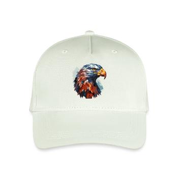adlerkopf könig der lüfte - Kinder Bio Basecap - Helles Mintgrün - Vorne