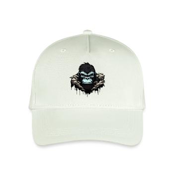 Gorilla silberrücken Affe - Kinder Bio Basecap - Helles Mintgrün - Vorne