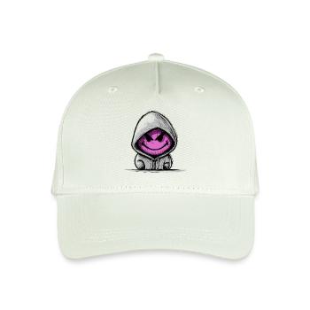 Gesicht pink fantasy kreatur - Kinder Bio Basecap - Helles Mintgrün - Vorne