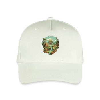 Landschaft - Kinder Bio Basecap - Helles Mintgrün - Vorne