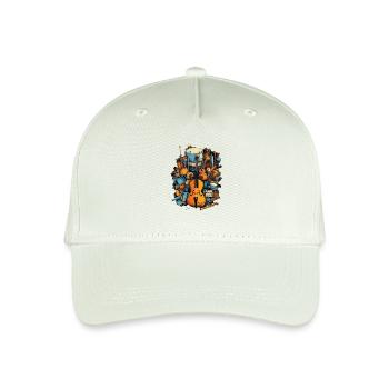 Musik Instrumente - Kinder Bio Basecap - Helles Mintgrün - Vorne