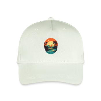 Strand - Kinder Bio Basecap - Helles Mintgrün - Vorne