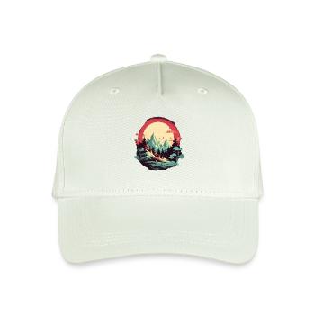 Landschaft - Kinder Bio Basecap - Helles Mintgrün - Vorne