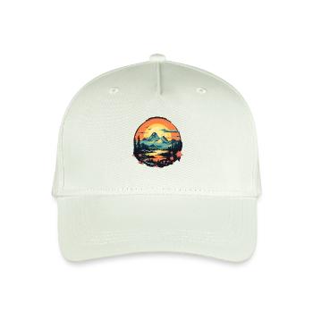 Landschaft - Kinder Bio Basecap - Helles Mintgrün - Vorne
