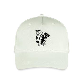 Australian Shepherd - Kinder Bio Basecap - Helles Mintgrün - Vorne