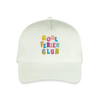 Cool Ferien Club - Kinder Bio Basecap - Helles Mintgrün - Vorne