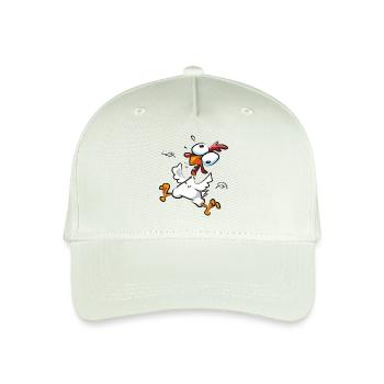 Verrücktes Huhn - Kinder Bio Basecap - Helles Mintgrün - Vorne