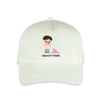 gravity wins - Kinder Bio Basecap - Helles Mintgrün - Vorne
