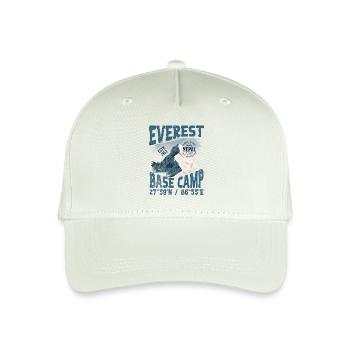 Everest-Basislager Nepal Kopieren - Kinder Bio Basecap - Helles Mintgrün - Vorne