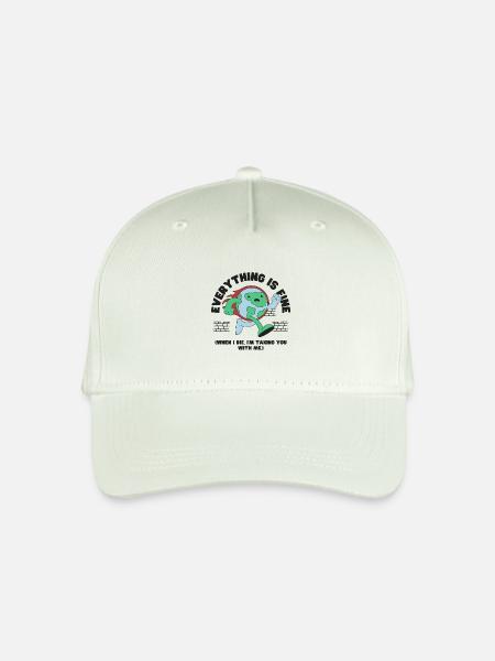 Alles ist in Ordnung Tag der Erde - Kinder Bio Basecap - Helles Mintgrün