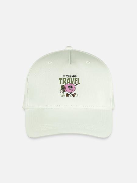 Lassen Sie Ihre Gedanken reisen - Kinder Bio Basecap - Helles Mintgrün