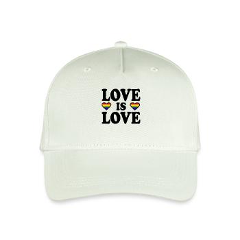 Love is love - Kinder Bio Basecap - Helles Mintgrün - Vorne