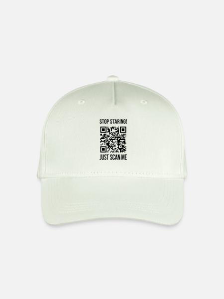 Scanne mich QR Code für Motivation - Kinder Bio Basecap - Helles Mintgrün