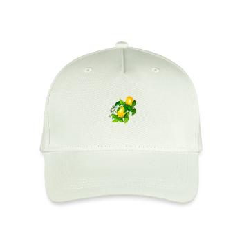 zitrone,amalfi,blüte,illustration, malerei - Kinder Bio Basecap - Helles Mintgrün - Vorne