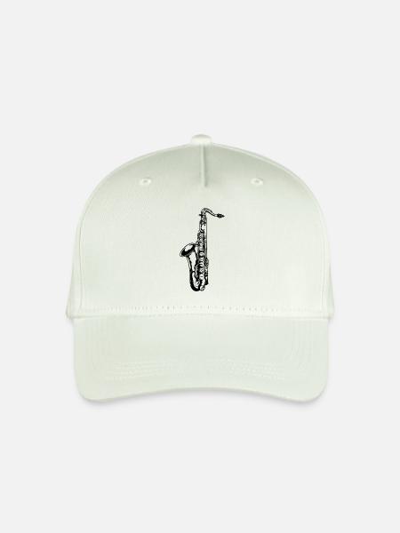 Saxophon - Kinder Bio Basecap - Helles Mintgrün