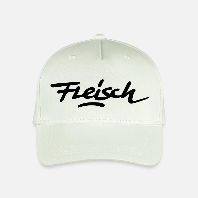 Fleisch - Kinder Bio Basecap - Helles Mintgrün