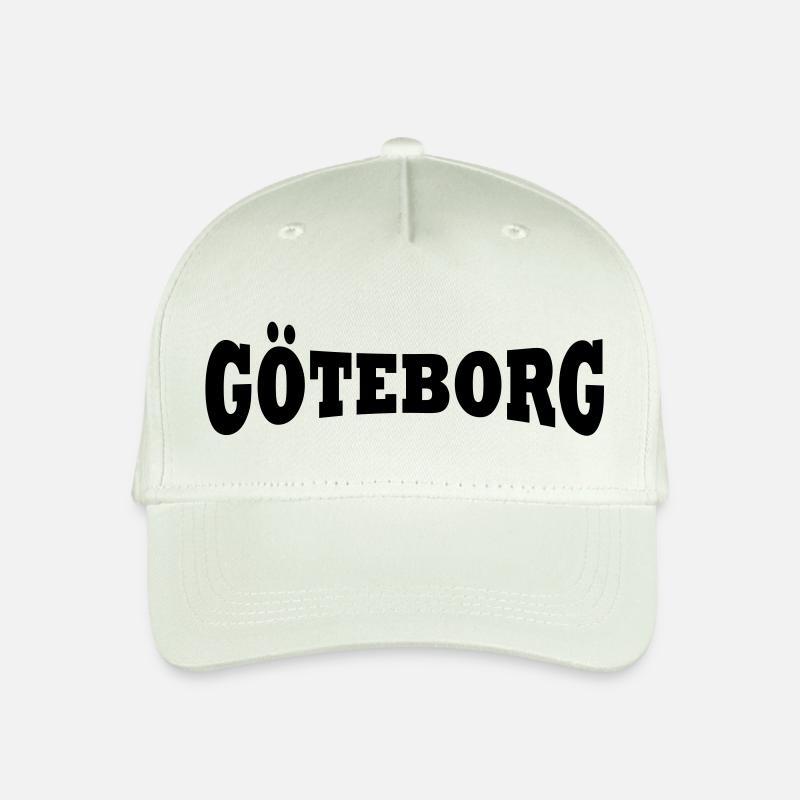 Göteborg Schriftzug - Kinder Bio Basecap - Helles Mintgrün