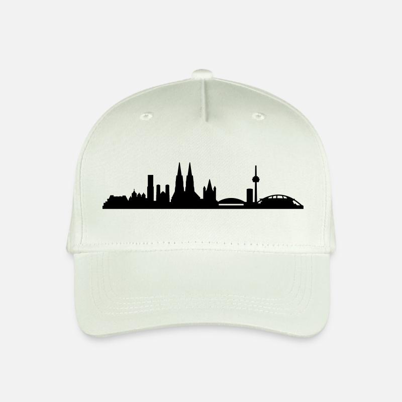 Skyline - Köln - Kinder Bio Basecap - Helles Mintgrün