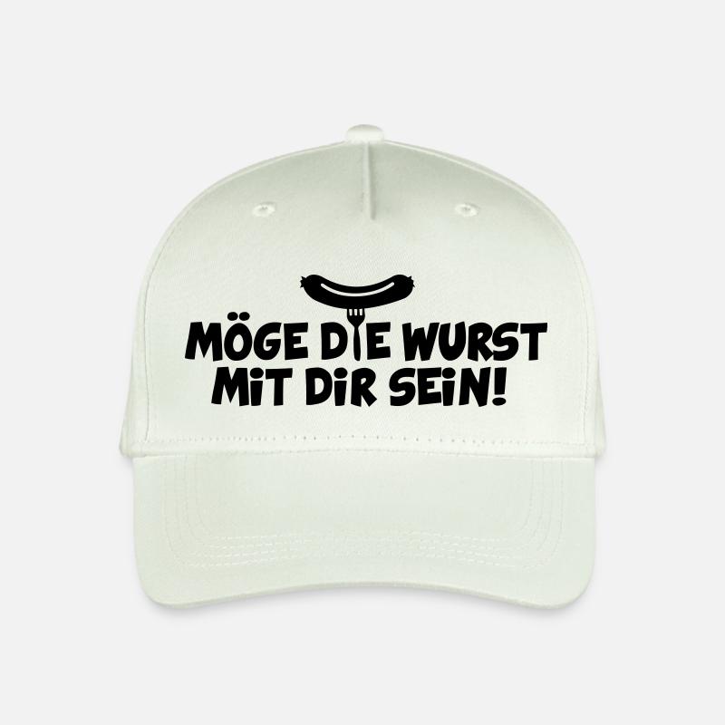 MÖGE DIE WURST MIT DIR SEIN - Kinder Bio Basecap - Helles Mintgrün