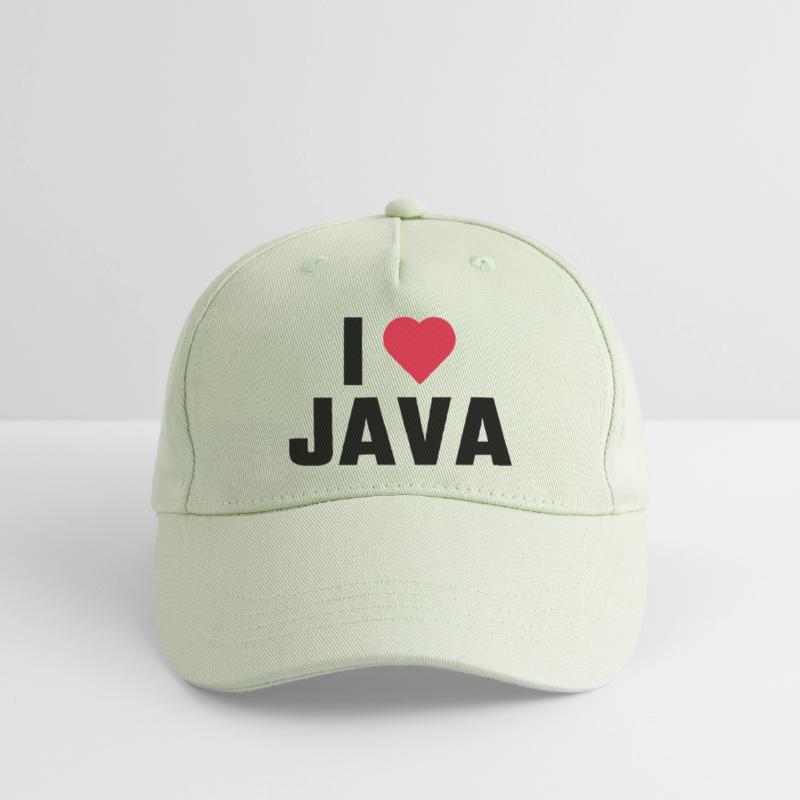 J'aime java Casquette de baseball bio Enfant