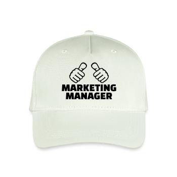 Marketing manager - Casquette de baseball bio Enfant - vert menthe clair - Devant