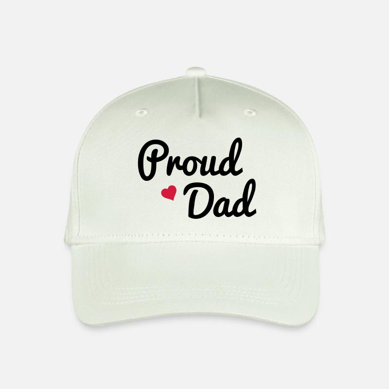 Proud Dad - Kinder Bio Basecap - Helles Mintgrün