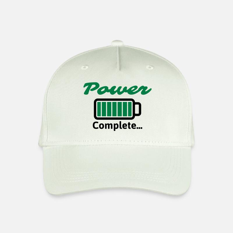 Power Complete... - Kinder Bio Basecap - Helles Mintgrün