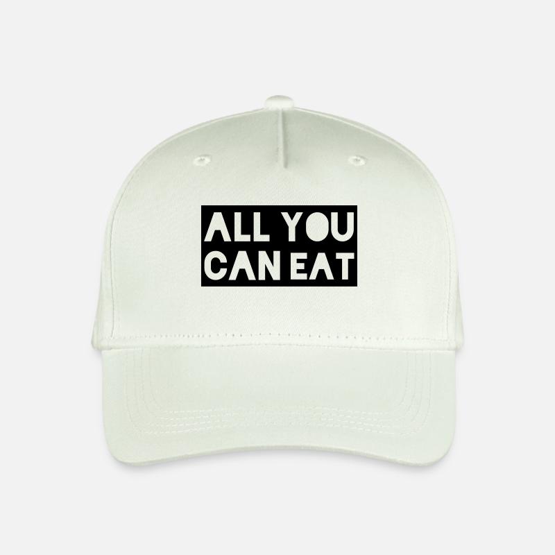 all you can eat - Kinder Bio Basecap - Helles Mintgrün