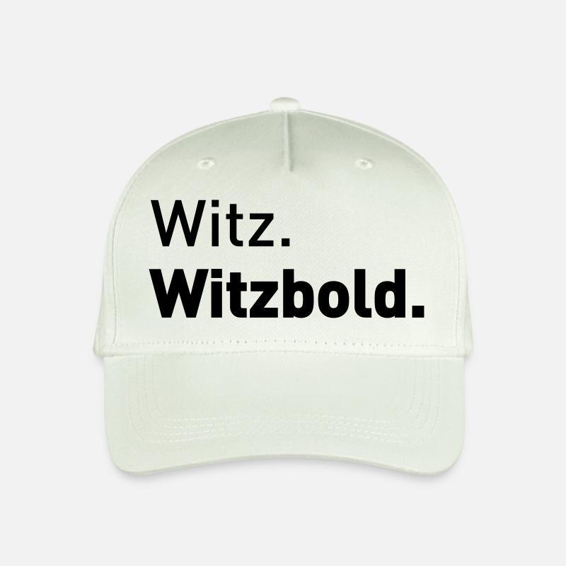 Witzbold Typografie Design Schriftart bold fett - Kinder Bio Basecap - Helles Mintgrün