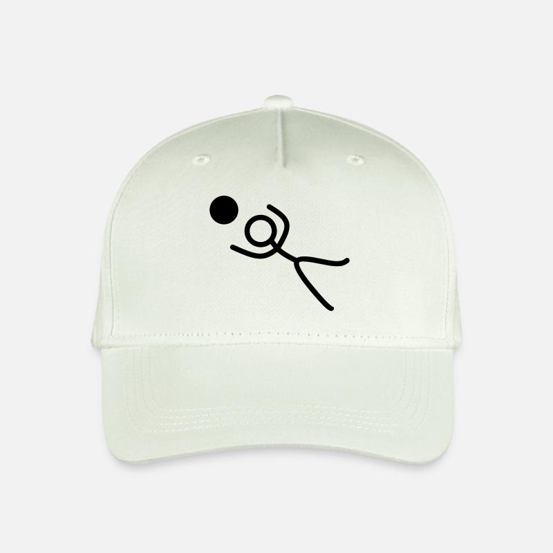 Stickman Torwart - Kinder Bio Basecap - Helles Mintgrün