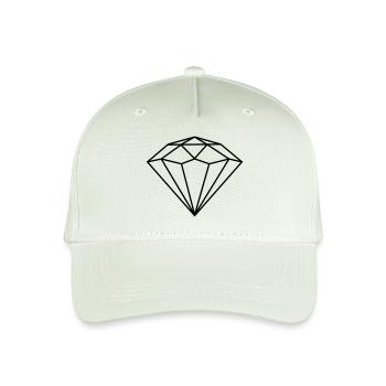 Diamant | polygones - Casquette de baseball bio Enfant - vert menthe clair - Devant