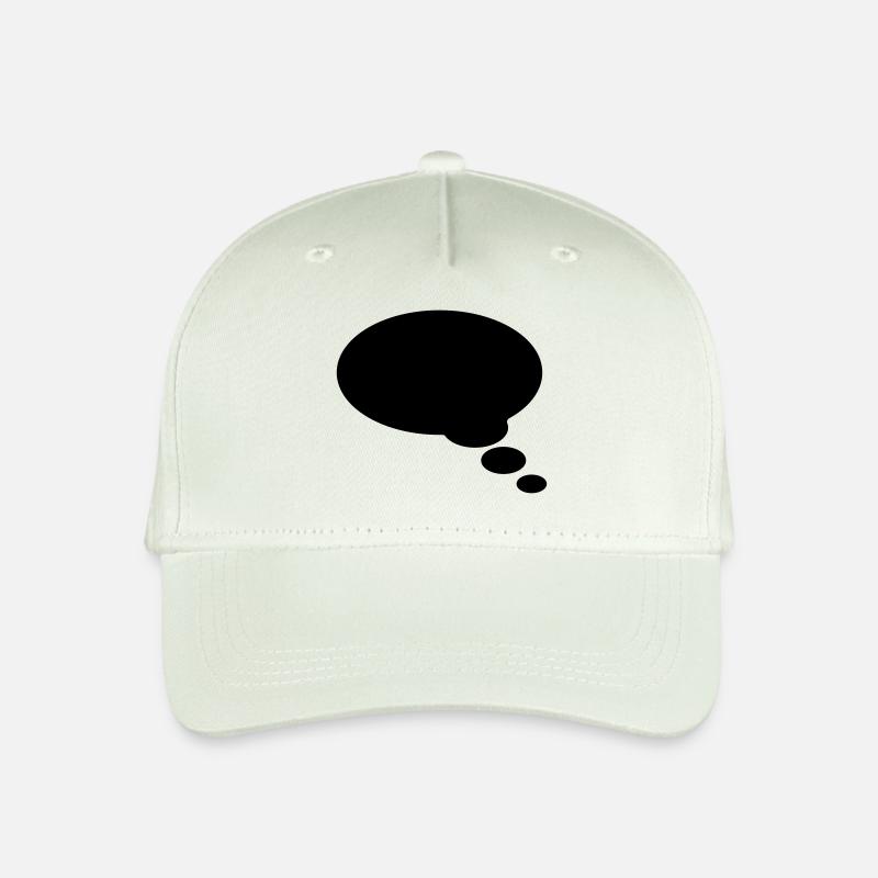 Sprechblase, Textblase, Comic bubble, Dein Text - Kinder Bio Basecap - Helles Mintgrün