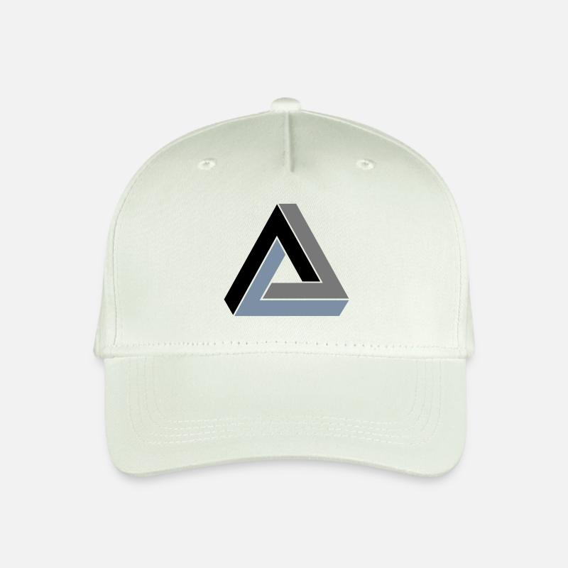 Penrose-Dreieck - Kinder Bio Basecap - Helles Mintgrün