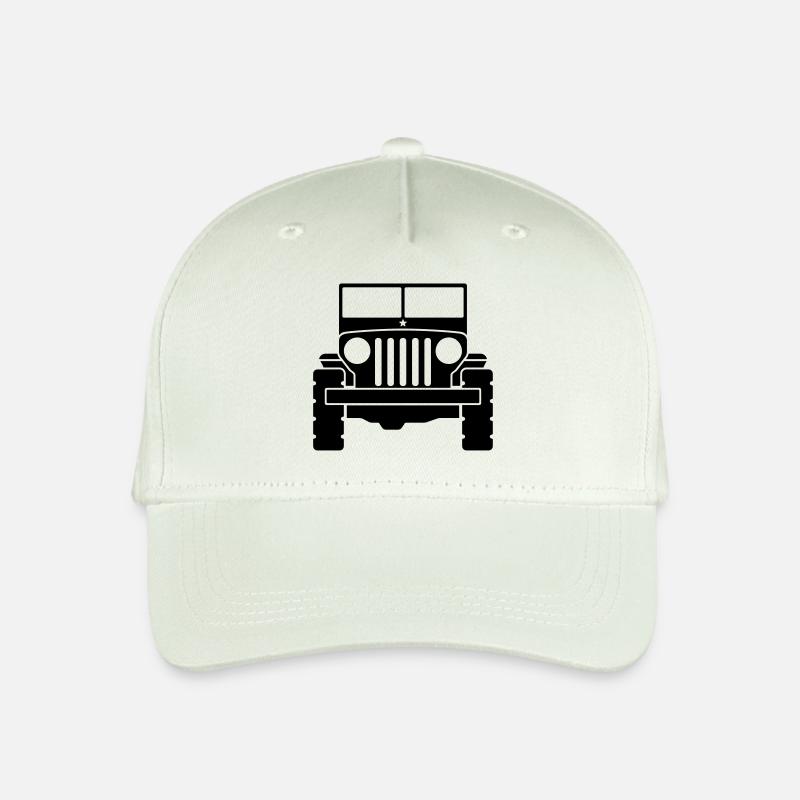 Jeep - Geländewagen - Kinder Bio Basecap - Helles Mintgrün