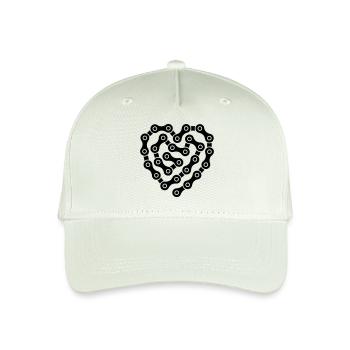 Cœur de chaînes - Casquette de baseball bio Enfant - vert menthe clair - Devant