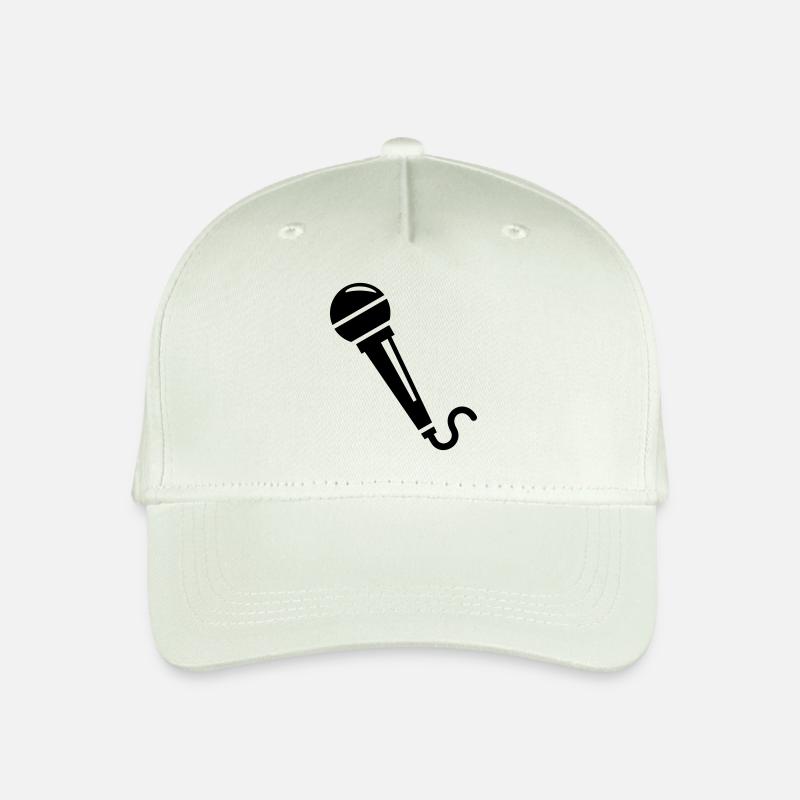 Mikrofon - Kinder Bio Basecap - Helles Mintgrün