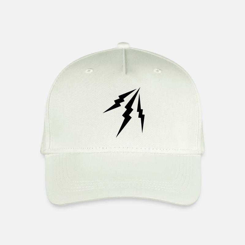 lightening - Organic Kids’ Baseball Cap - light mint green