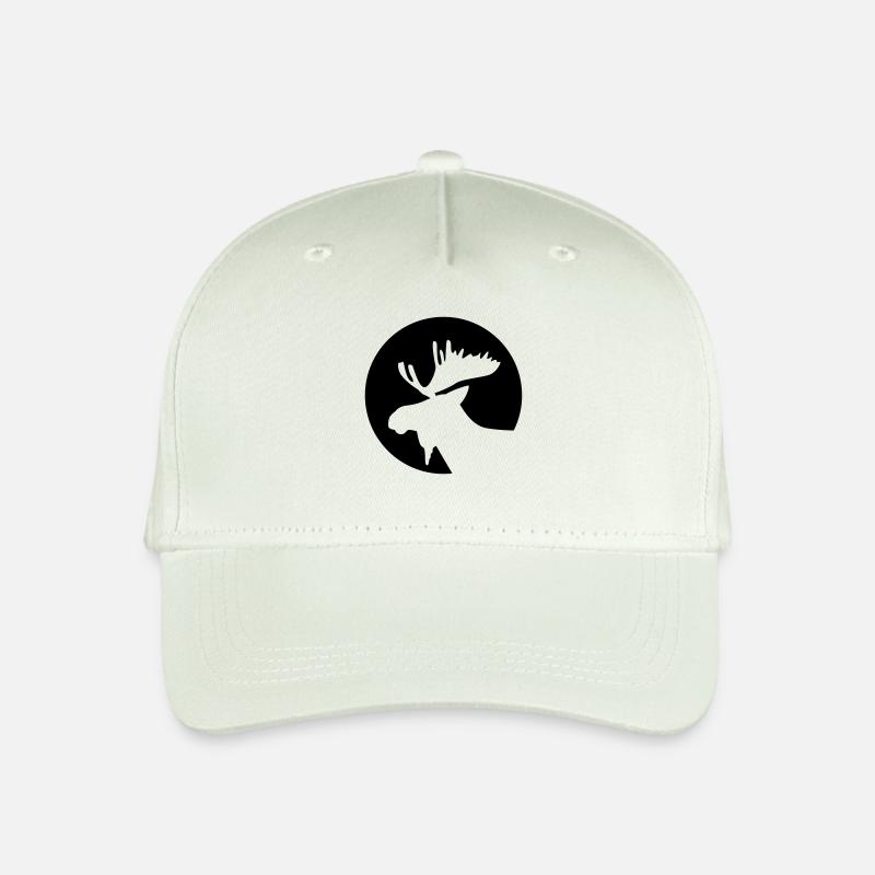 Moose - Organic Kids’ Baseball Cap - light mint green