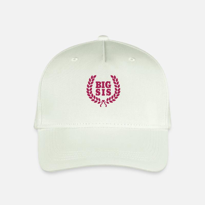 Big Sis - Big Sister - Große Schwester - Kinder Bio Basecap - Helles Mintgrün