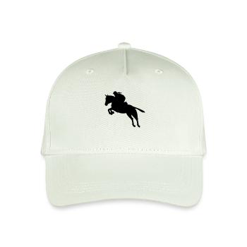 show jumping girl - Organic Kids’ Baseball Cap - light mint green - Front