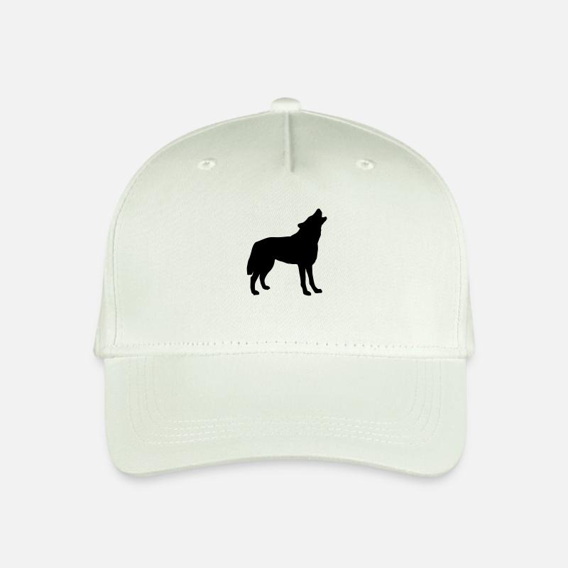 wolf_092011_a_1c - Casquette de baseball bio Enfant - vert menthe clair