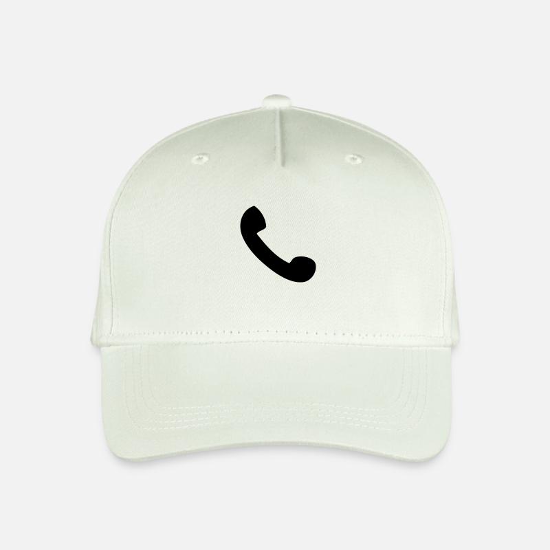 Phone - Organic Kids’ Baseball Cap - light mint green