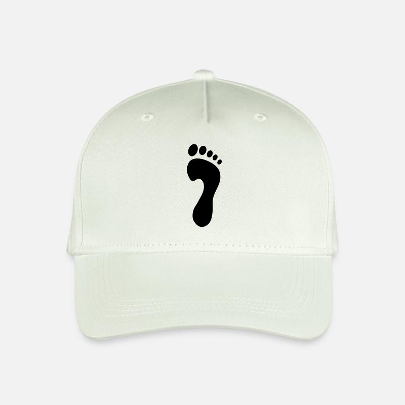 Fuß rechts - Kinder Bio Basecap - Helles Mintgrün
